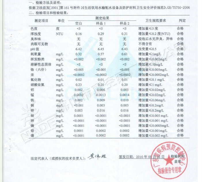 污水處理凈化系統(tǒng)檢驗報告